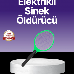 Mey İthalat® Çocuk ve Evcil Hayvan Dostu Elektrikli Sinek Raketi | Güvenli Kullanım