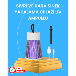 Mey İthalat® Çocuk ve Evcil Hayvan Dostu Sivrisinek Yakalama Lambası