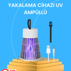 Mey İthalat® Çocuk ve Evcil Hayvan Dostu Sivrisinek Yakalama Lambası