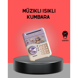 Mey İthalat® Çocuklar İçin Elektronik Şifreli Para Biriktirme Kumbarası Mor