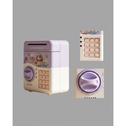 Mey İthalat® Çocuklar İçin Elektronik Şifreli Para Biriktirme Kumbarası Mor