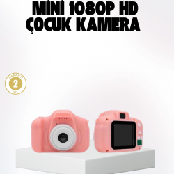 Mey İthalat® Çocuklar İçin Mini Fotoğraf Makinesi 8MP 1080P Video ve Darbeye Dayanıklı