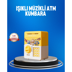 Mey İthalat® Çocuklar İçin Sarı Elektronik Şifreli Para Biriktirme Kumbarası