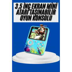 Mey İthalat® Çocuklara Özel 4K HD Retro Oyun Konsol El Atari Taşınabilir 500 Oyunlu