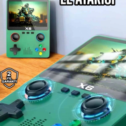 Mey İthalat® Çocuklara Özel 666 Oyunlu X6 Atari Video İzleme ve Müzik Dinleme