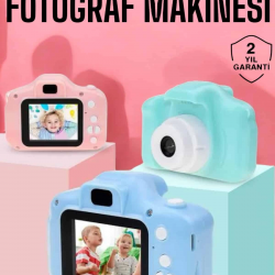 Mey İthalat® Çocuklara Özel Dijital Fotoğraf Makinesi Mini 1080P HD Kaliteli