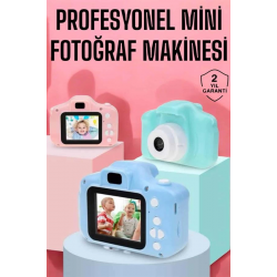 Mey İthalat® Çocuklara Özel Dijital Fotoğraf Makinesi Mini 1080P HD Kaliteli