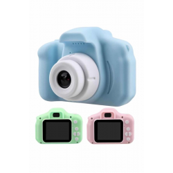 Mey İthalat® Çocuklara Özel Fotoğraf Ve Video Çeken Mini Çok Renkli Fotoğraf Makinesi