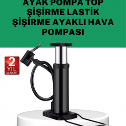 Mey İthalat® Çok Amaçlı Ayak Pompası Dayanıklı Pratik Hava Pompası