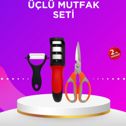 Mey İthalat® Çok Amaçlı Mutfak Makas Seti – Paslanmaz Çelik ve Ergonomik Tasarım