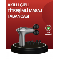 Mey İthalat® Çok Fonksiyonlu 4 Başlıklı Şarjlı Masaj Aleti Kas Ağrısı Rahatlatıcı