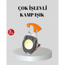 Mey İthalat® Çok Fonksiyonlu Anahtarlık Fener – Güçlü LED Işıklı, Şarjlı, Düdüklü ve Tornavidalı Mini El Feneri