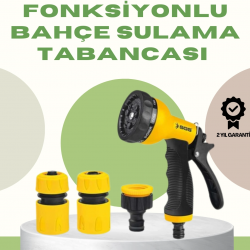 Mey İthalat® Çok Fonksiyonlu Bahçe Sulama Tabancası Ergonomik Basınçlı Sprey