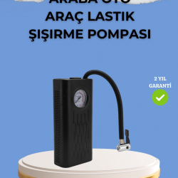 Mey İthalat® Çok Fonksiyonlu Dijital Gösterge Elektrikli Lastik Pompası