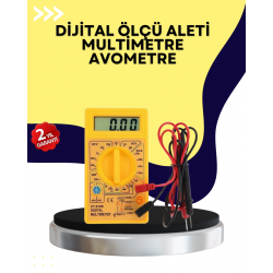 Mey İthalat® Çok Fonksiyonlu Dijital Multimetre Elektrik Test Cihazı