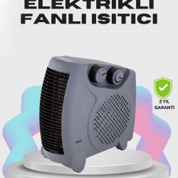 Mey İthalat® Çok Fonksiyonlu Fanlı Isıtıcı Isıtma ve Soğuk Hava Üfleme Özellikli