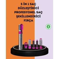 Mey İthalat® Çok Fonksiyonlu Saç Kurutma ve Şekillendirme Makinesi 5 Başlık