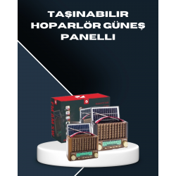 Mey İthalat® Çok Fonksiyonlu Solar Radyo Bluetooth USB SD Kartlı Taşınabilir Hoparlör