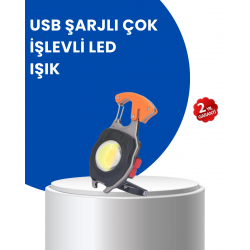 Mey İthalat® Çok Modlu LED Işıklı Pratik Anahtarlık