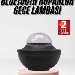 Mey İthalat® Çok Renkli Projektör Lamba Disko Topu Gece Lambası Kablosuz