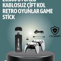 Mey İthalat® Çoklu Oyun Seçenekli TV Bağlantılı Oyun Konsolu