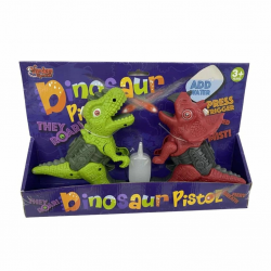 Mey İthalat® CTF-135-2 Asortili  Sesli Işık Buhar Çıkartan 2'li Dinazor - Vardem Oyuncak