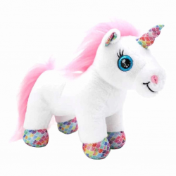 Mey İthalat® Taşıma Çantalı Peluş Unicorn Lou Lou