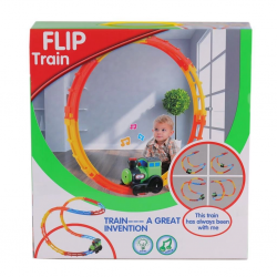 Mey İthalat® D9081 Kutulu Pilli Takla Atan Tren