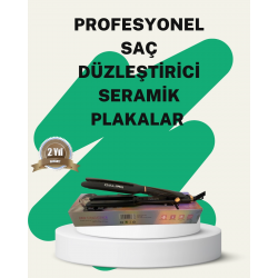 Mey İthalat® Daling Profesyonel Saç Düzleştirici Seramik Yüzey Tüm Saç Tipleri İçin