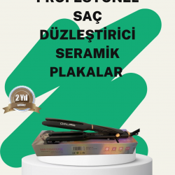 Mey İthalat® Daling Profesyonel Saç Düzleştirici Seramik Yüzey Tüm Saç Tipleri İçin