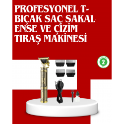 Mey İthalat® Daling Profesyonel Tıraş Makinesi Islak ve Kuru Kullanım