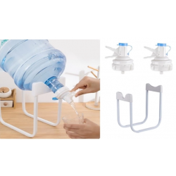 Mey İthalat® Damacana Musluk Başlığı ve Metal Ayak Stand Seti