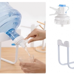 Mey İthalat® Damacana Musluk Başlığı ve Metal Ayak Stand Seti