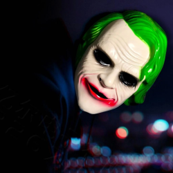 Mey İthalat® The Dark Knight Joker Maskesi Yeşil
