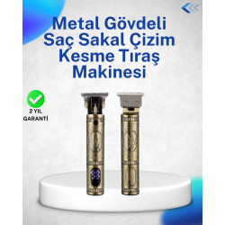 Mey İthalat® Dayanıklı Çelik Kafa ve Güçlü Motorlu Saç Sakal Makinesi