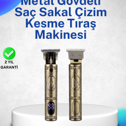 Mey İthalat® Dayanıklı Çelik Kafa ve Güçlü Motorlu Saç Sakal Makinesi