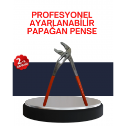 Mey İthalat® Dayanıklı Çelik Papağan Pense Ergonomik Yalıtımlı Sap