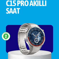 Mey İthalat® Dayanıklı Kordonlu Şarjlı Akıllı Saat