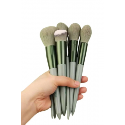 Mey İthalat® Dayanıklı Makyaj Fırçası Seti 13 Parça Yumuşak Kıllı Fırçalar Allık Fondöten Far Fırçası