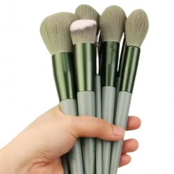 Mey İthalat® Dayanıklı Makyaj Fırçası Seti 13 Parça Yumuşak Kıllı Fırçalar Allık Fondöten Far Fırçası