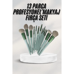 Mey İthalat® Dayanıklı Makyaj Fırçası Seti 13 Parça Yumuşak Kıllı Fırçalar Allık Fondöten Far Fırçası