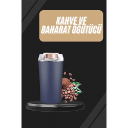 Mey İthalat® Dayanıklı Paslanmaz Çelik Kolay Kullanım Kahve Ve Baharat Öğütücü