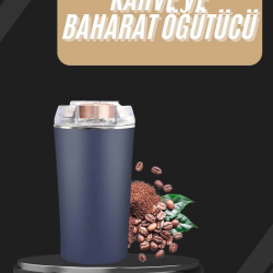 Mey İthalat® Dayanıklı Paslanmaz Çelik Kolay Kullanım Kahve Ve Baharat Öğütücü