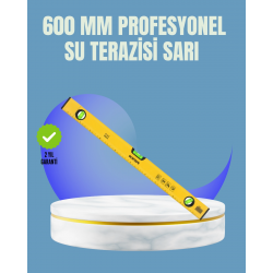 Mey İthalat® Dayanıklı Plastik Gövdeli 600 mm Su Terazisi
