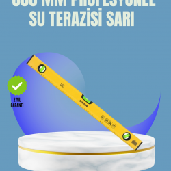 Mey İthalat® Dayanıklı Plastik Gövdeli 600 mm Su Terazisi