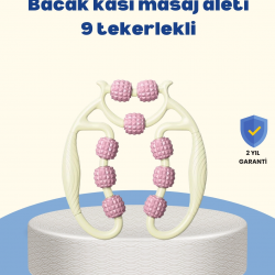 Mey İthalat® Dayanıklı Plastik Kas Masaj Rulosu Selülit Karşıtı