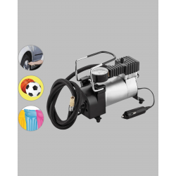 Mey İthalat® DC 12V Metal Hava Kompresörü Araç Lastik Şişirme 35L/Dk