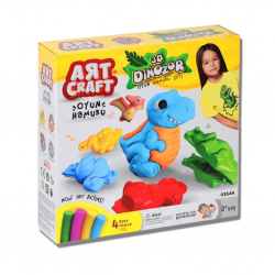 Mey İthalat® 3D Dinozor Oyun Hamuru Seti