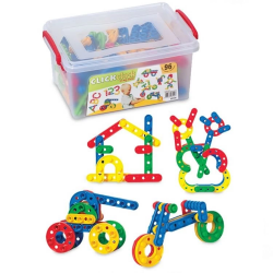 Mey İthalat® Click Clack Puzzle Küçük Boy 96 Parça