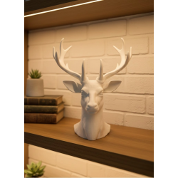 Mey İthalat® Dekoratif Beyaz Geyik Biblo Salon ve Raf Dekoru